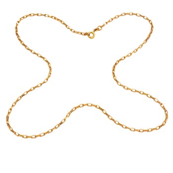 9ct gold 4.4g 19 inch paperlink Chain